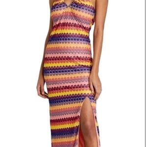 Wild Fable L Multicolor Striped Knit Dress